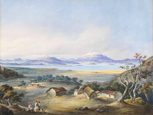 William Page - View of Albanian Mountains from Kassiopi